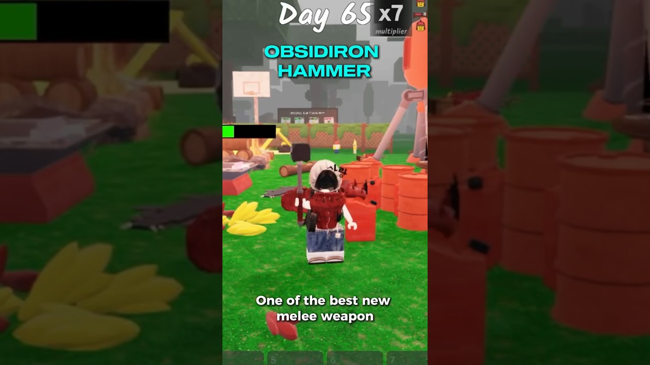 New melee weapon OBSIDIRON HAMMER 