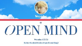 Wonho • Open Mind (Color Coded Lyrics Rom/Han/Eng)