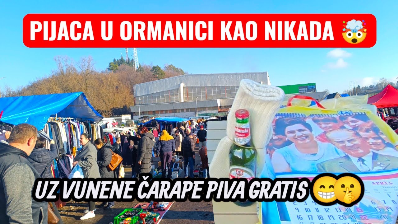 Ovakva gužva na pijaci u Ormanici se ne pamti 😮