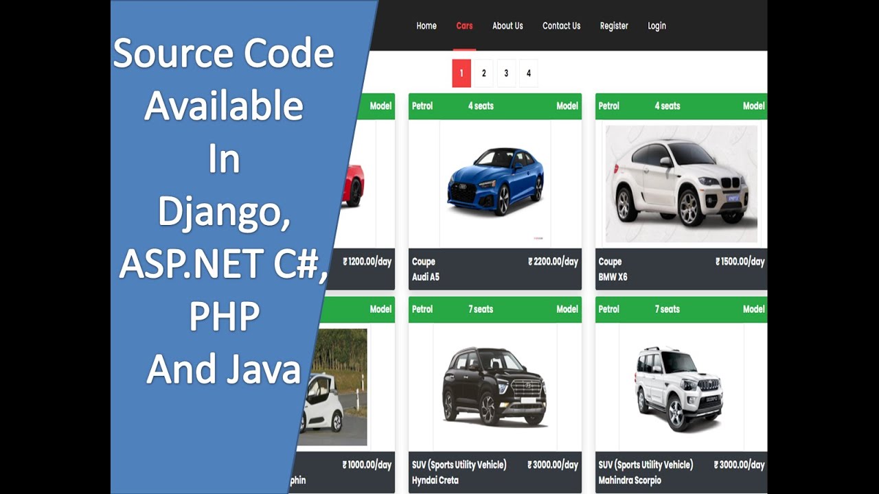 Project on Car Rental System - YouTube