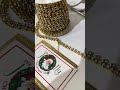 Raz 10 yds Gold Rhinestone Christmas Tree Garland G4402324