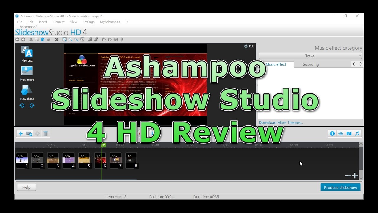  Update Recensione di Ashampoo Slideshow Studio 4 HD