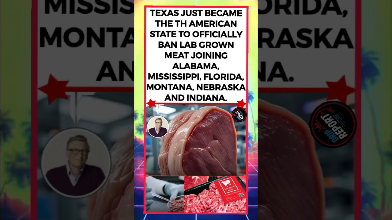 ❗BREAKING Texas BANS lab-grown meat! 🚫🥩It's SHOCKING  story cz it's mostly consumed🥱🤔