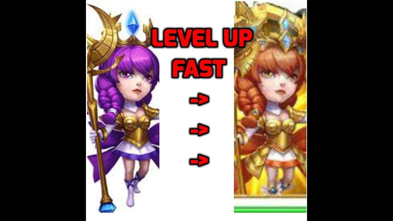 Castle Clash How to Level Up Heroes Fast (Updated Version) - YouTube