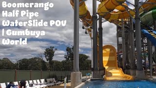 POV - Boomerango Gumbuya World  | Cool HalfPipe Waterslide