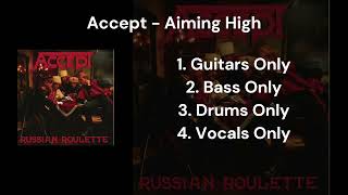 Accept - Aiming High (Guitars Bass Drums Vocals Only)