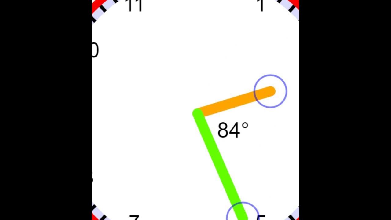 clock hands coincide, opposite, inline, right angles YouTube