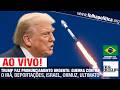 AO VIVO DONALD TRUMP FAZ PRONUNCIAMENTO URGENTE GUERRA CONTRA O IRÃ DEPORTAÇÕES ISRAEL ORMUZ