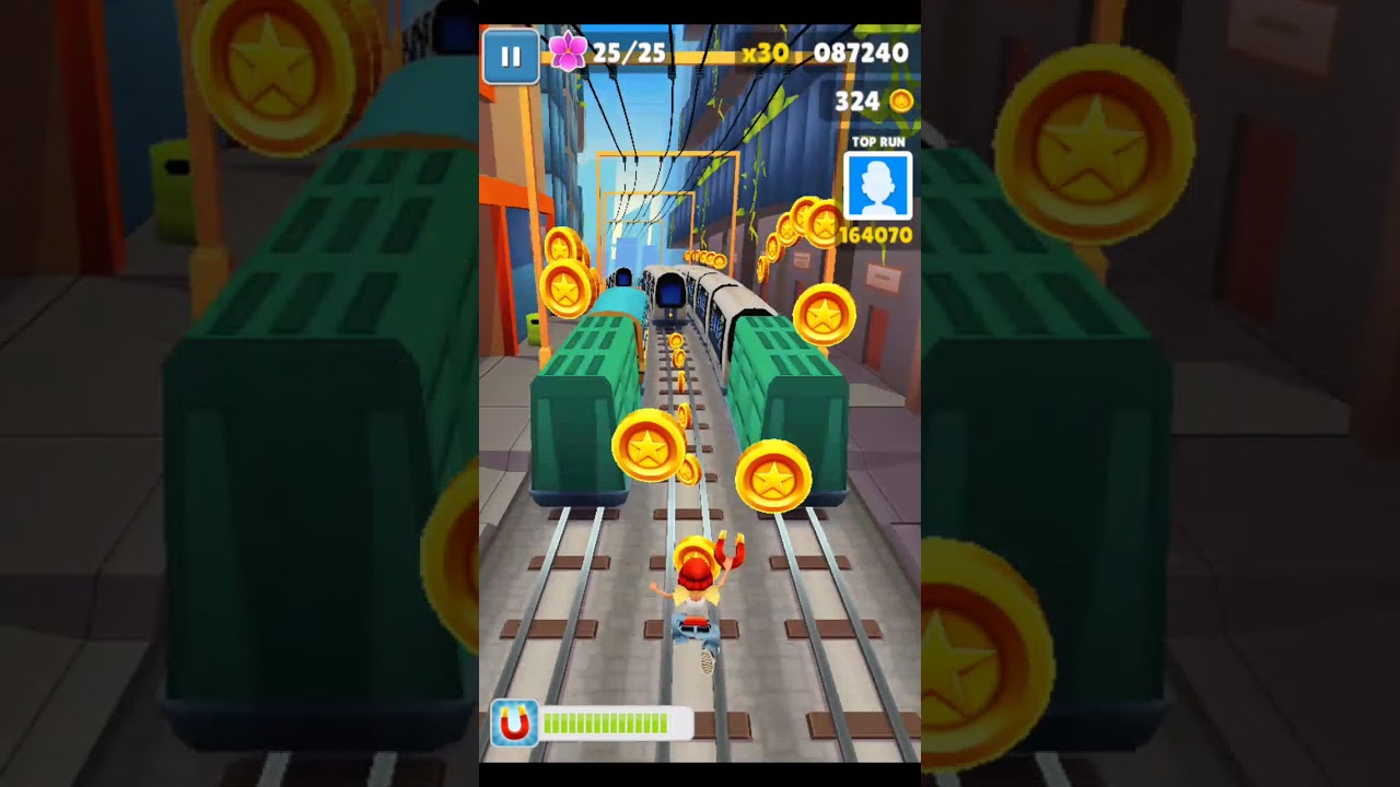 Pick Up All Powerup Types In One Run Subway Surfers YouTube