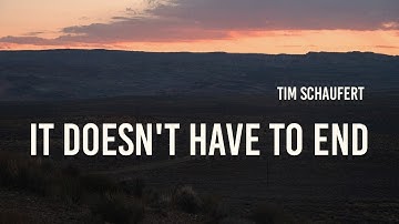 Tim Schaufert - it doesn