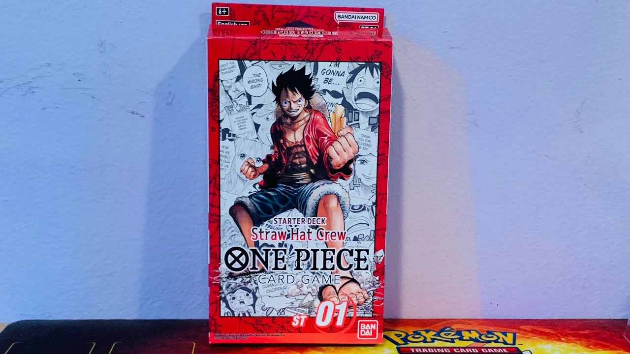 bandai namco one piece tcg: straw hat crew starter deck One Piece ST-01 Straw Hat Crew Japanese Starter Deck