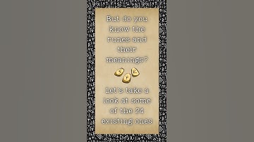 Mythological Runes: WHAT DO THEY MEAN? #shorts