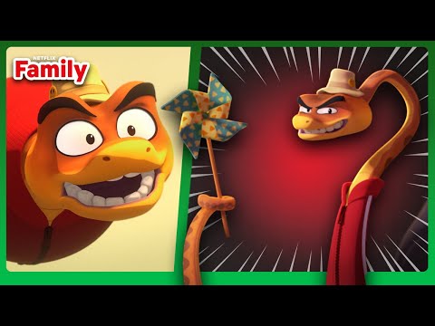 Snake’s Sneakiest Moments 🐍 The Bad Guys: The Series | Netflix Family