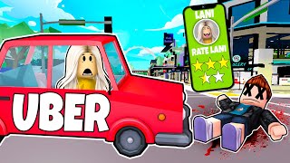 I Became An UBER DRIVER In Roblox Brookhaven