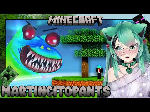 Can You Beat Skyblock WITHOUT The Start Chest? || Mintzey Moon Reacts to Martincitopants