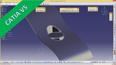 How to make a "Diabolo" - Catia v5 Training - GSD