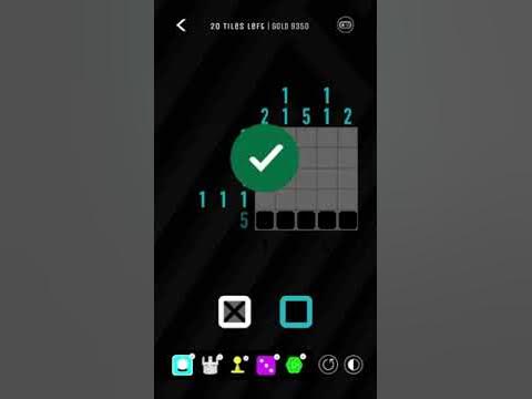 Nonogram Tip 5x5 | Start with the larger numbers - YouTube