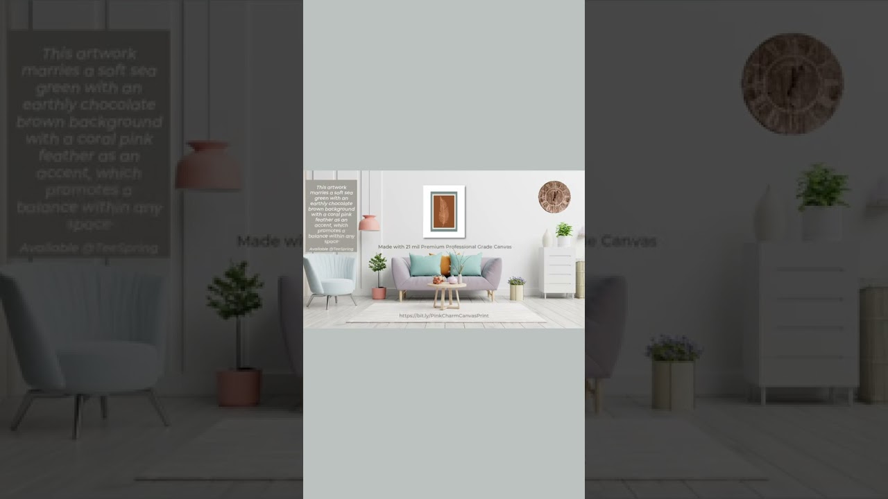 Discover Serenity: Pink Charm Art Collection by B.W. Designs | Tranquil Home Decor