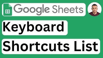 How to Find Keyboard Shortcuts List in Google Sheets - Easy to Follow