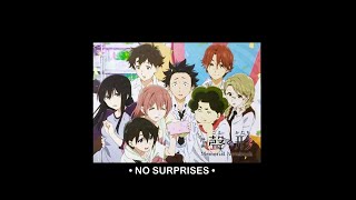 no surprises // silent voice edit Resimi