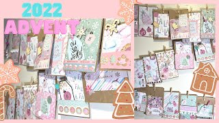 🎄2022 CHRISTMAS ADVENT CALENDAR PAPER BAG DIY 🎄