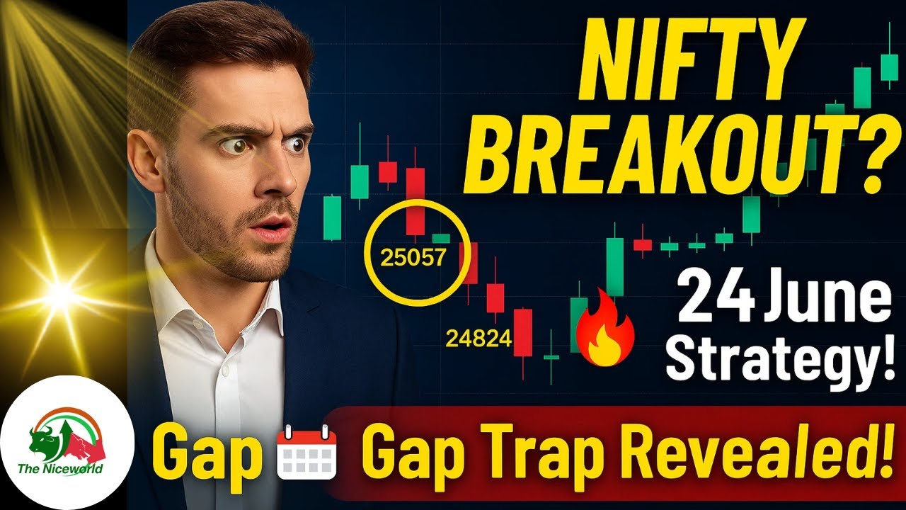 Nifty Prediction for 24 June | Hidden Trap or Big Breakout? - YouTube