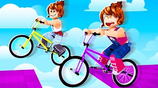 COMO ANDAR DE BICICLETA NO ROBLOX? (Obby But You're on a Bike)