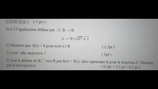 1Esmaths Exercice De Synthese Sur Les Applications
