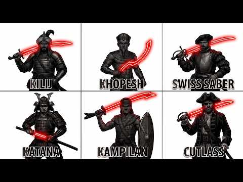Every Major Single Edge Sword Type in History Explained