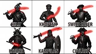 Every Major Single Edge Sword Type in History Explained