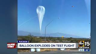 Balloon explosion rocks parts of Tucson