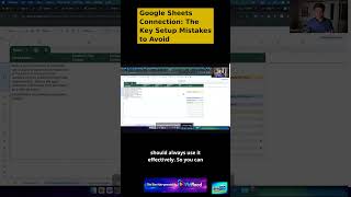 Google Sheets Connection Top Setup Mistakes You're Making #GoogleSheets #Automation Copy #AIEditing