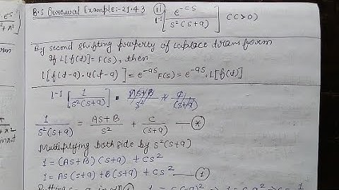 Example:-21.43 Question number:-02 B.S Grewal Laplace transform || Unit step function || Laplace
