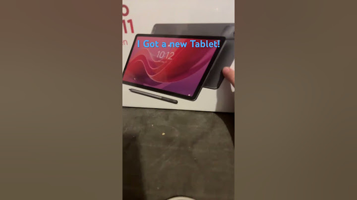I got a new tablet!