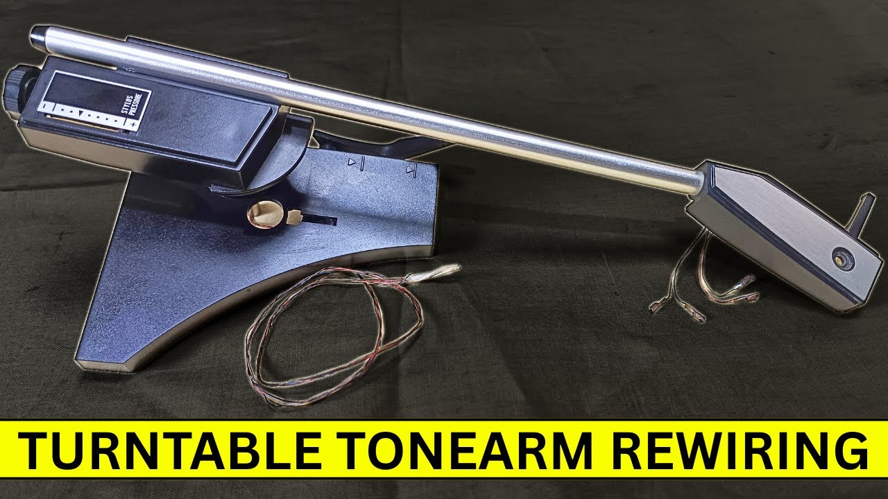 DIY Turntable Tonearm Rewiring NATIONAL SP-913 - YouTube