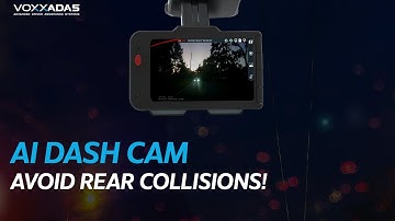 Next-Gen Rear Collision Avoidance | VOXX ADAS AI DASH CAM ACADC5 Demonstration