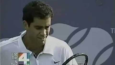 running forehand by Pete Sampras