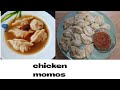 Chicken momo recipe  how to make chicken momos at homedesi aroma