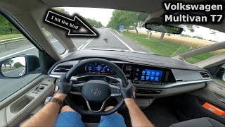 I hit the bird | 2022 Volkswagen Multivan T7 | POV test drive