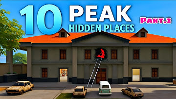 Top 10 Hidden Places In Peak After Update 🔥 | Free Fire BR & CS Rank Push Tricks 2025 | Part 2