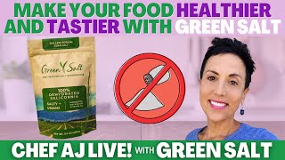 Finally, A Healthy Salt Alternative - Make Your Food Healthier and Tastier with Green Salt! Healthy Meal Makeover Salt Substitutes