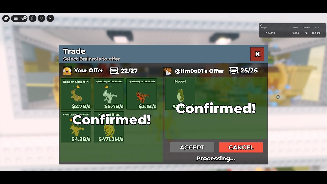 LIVE STEAL A BRAINROT TRADING تريدات ماب السرقه (Portrait)