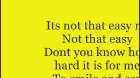 Lemar - Its Not That Easy