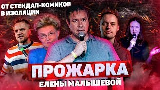 ПРОЖАРКА Елены Малышевой. Юмористическое шоу от 4 стендап-комиков в изоляции