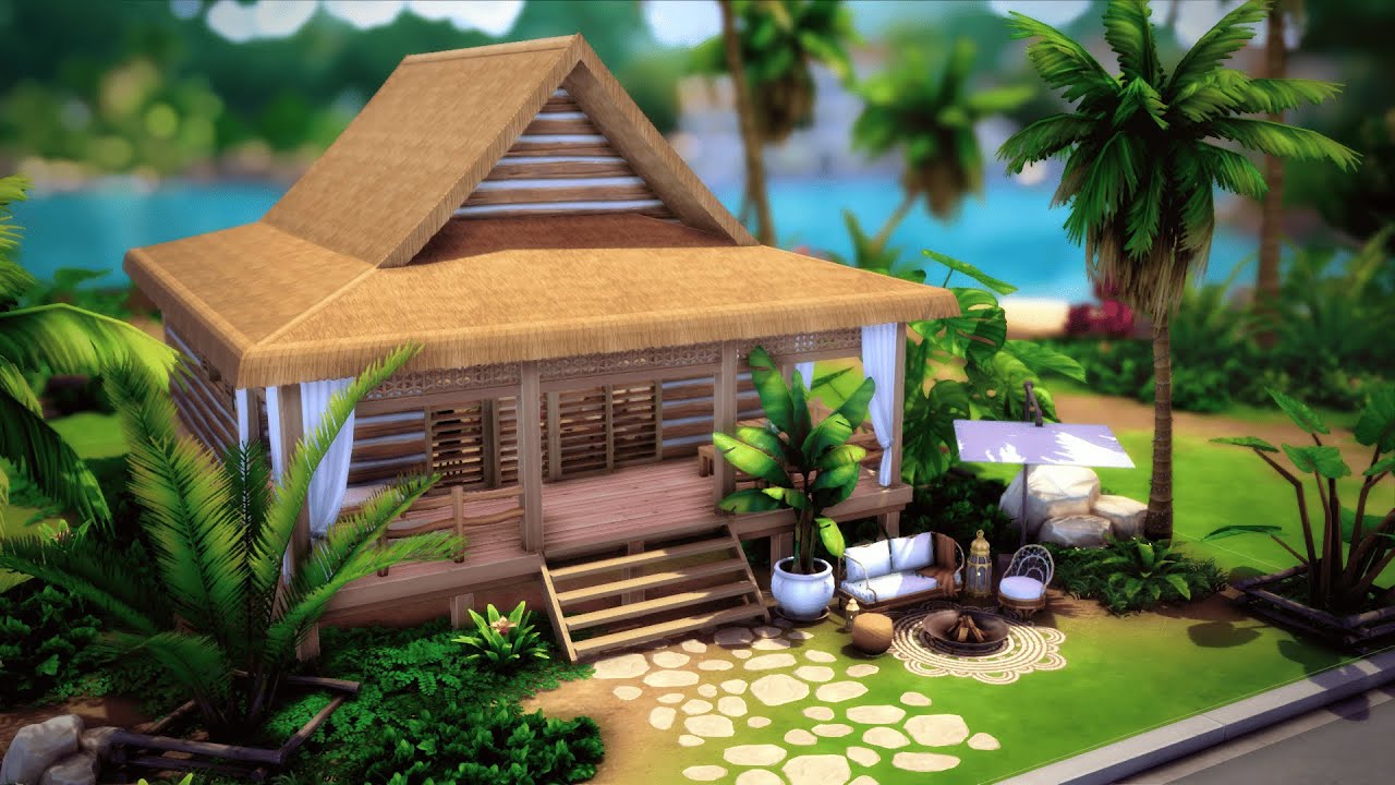 Tomarang Tiny House | Sims 4 | Stop Motion Build |  No CC