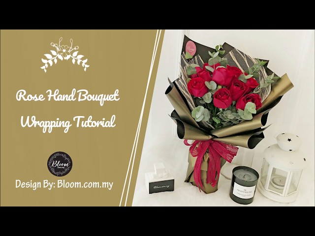 How to Wrap a Rose Hand Bouquet