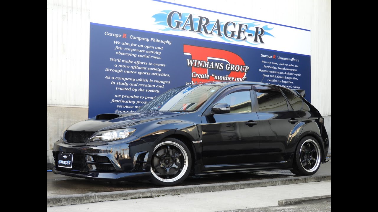 スバル Grb インプレッサsti Chargespeedエアロ Tein車高調 マフラ Hddナビ Advanレ シング18インチ レカロシート Hddナビ Etc Youtube