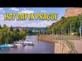 【4K】 Prague Walking tour  "Hot day in Prague"