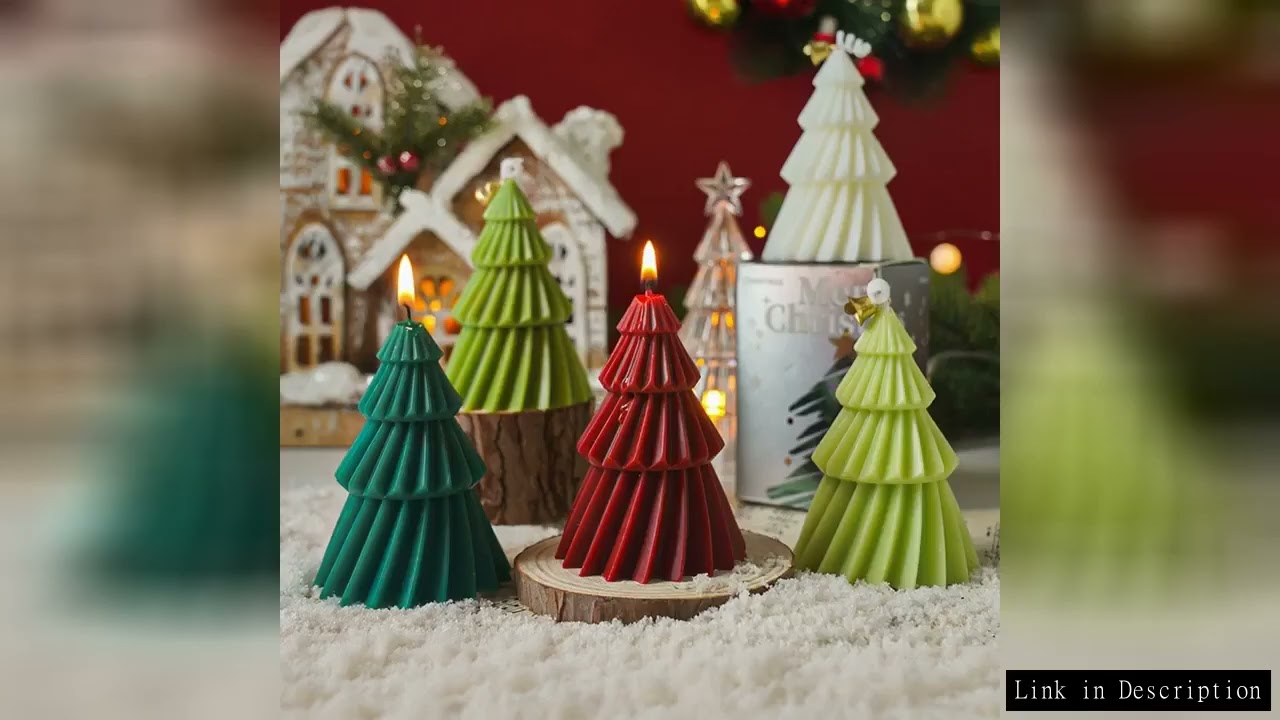 Handcrafted Christmas Tree Scented Candles | Creative Festive Ornament & Perfect Gift for Xmas Lover