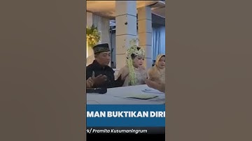 pernikahan viral pak Tarman mahar 3 m